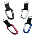 70mm Carabiner w/ Web Strap & Split Ring